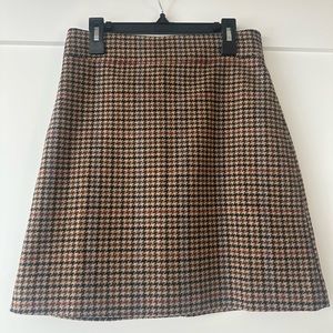 J.Crew Houndstooth Skirt